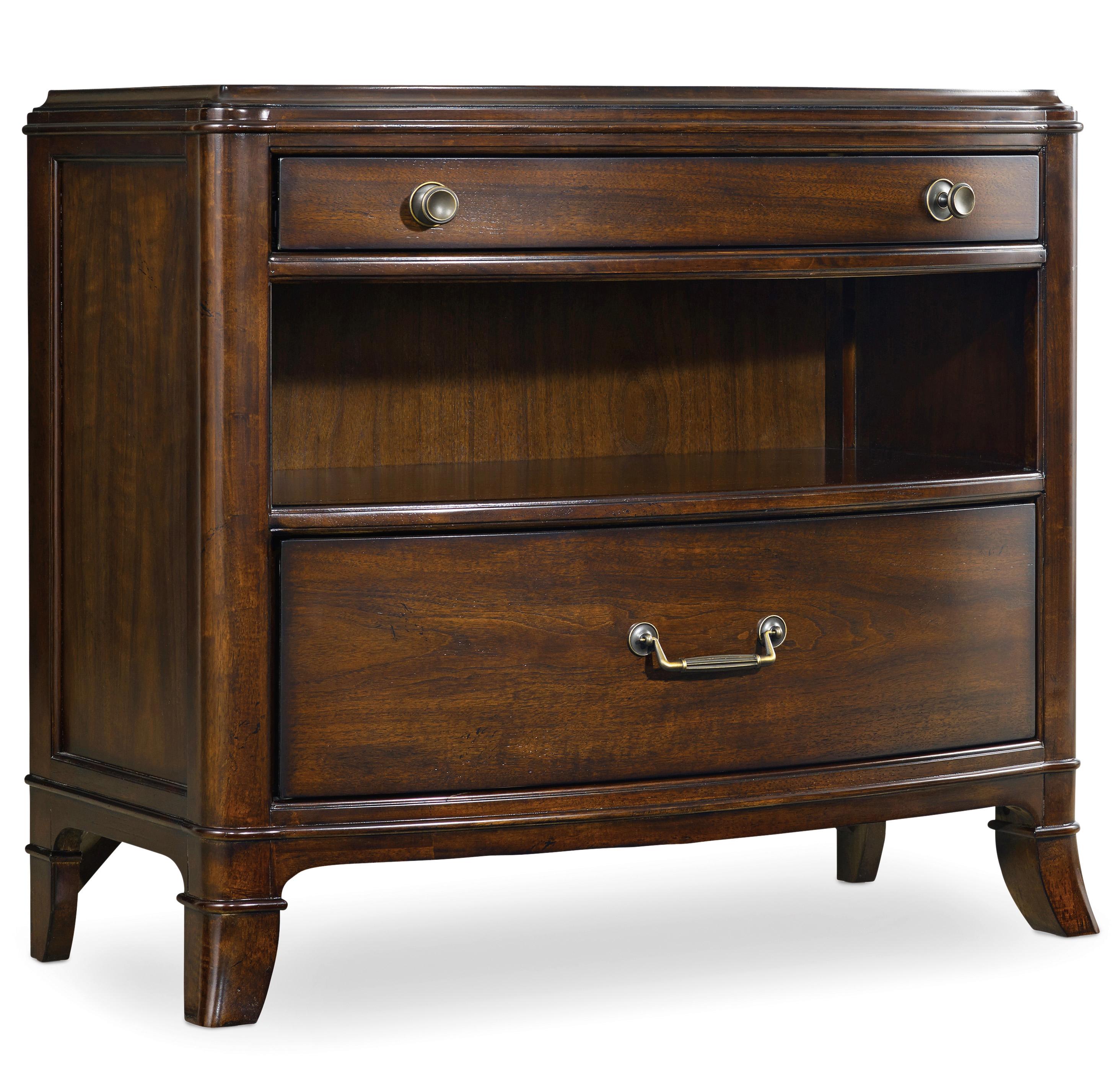 Hooker Furniture Palisade 2 Drawer Nightstand With Shelf